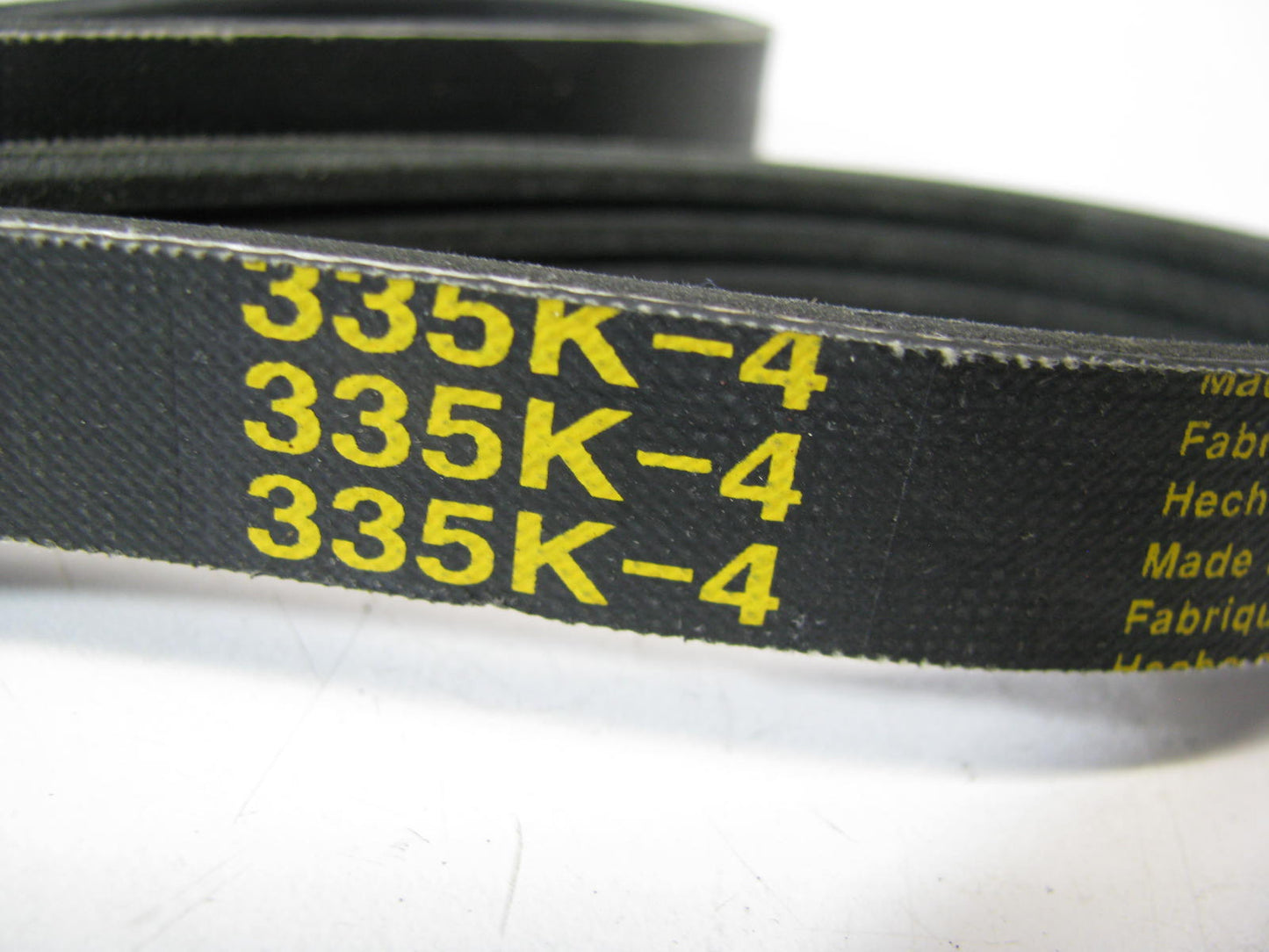 Prestone 335K-4 Serpentine Belt - 0.56'' X 34.00'' - 4 Ribs