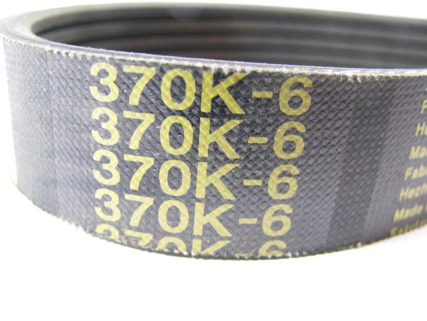 Prestone 370K6 Serpentine Belt - 0.84'' X 37.625'' - 6 Ribs
