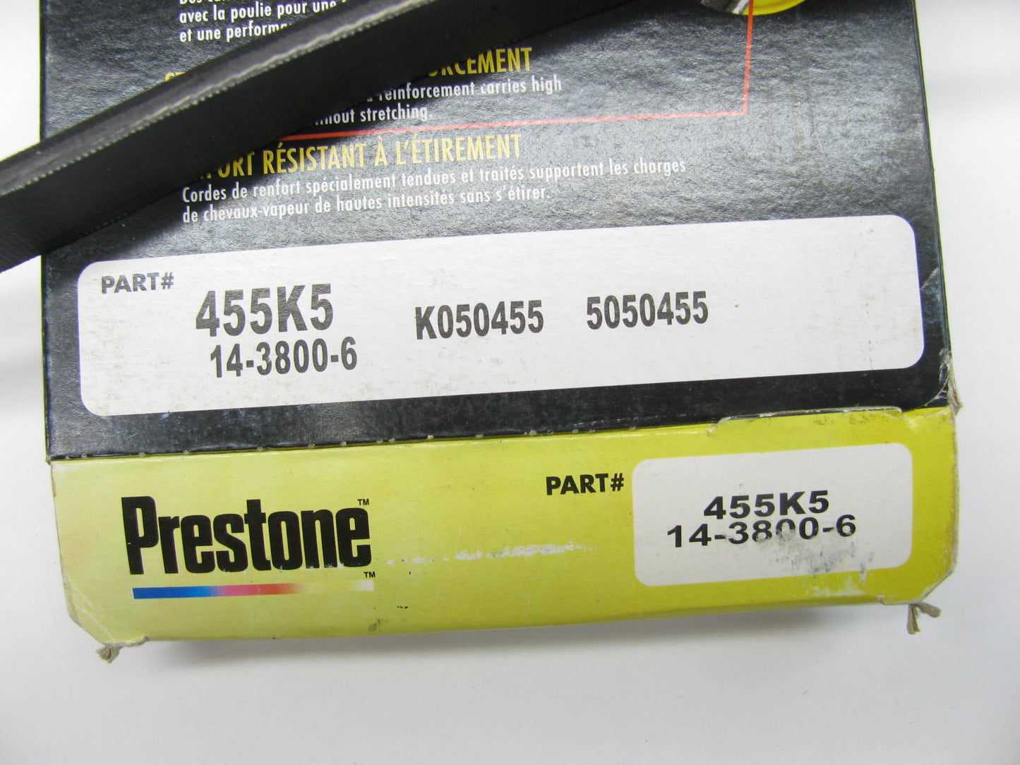 Prestone 455K5 Serpentine Belt - 0.69'' X 45.00'' - 5 Ribs