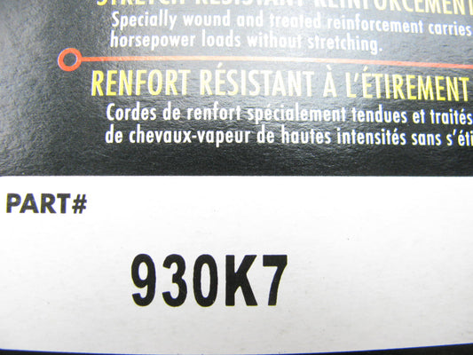 Prestone 930K7 Serpentine Belt For 2004-2006 4.2L V8 VW Touareg