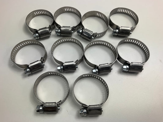 (10) Prime Guard B20H Hose Clamps, Clamping Range: 15/16'' - 1-3/4'' (23mm-45mm)