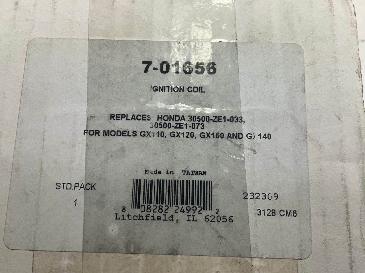 Primeline 7-01656 Ignition Coil 30500-ZE1-003, 30500-ZE1-013, 30500-ZE1-023