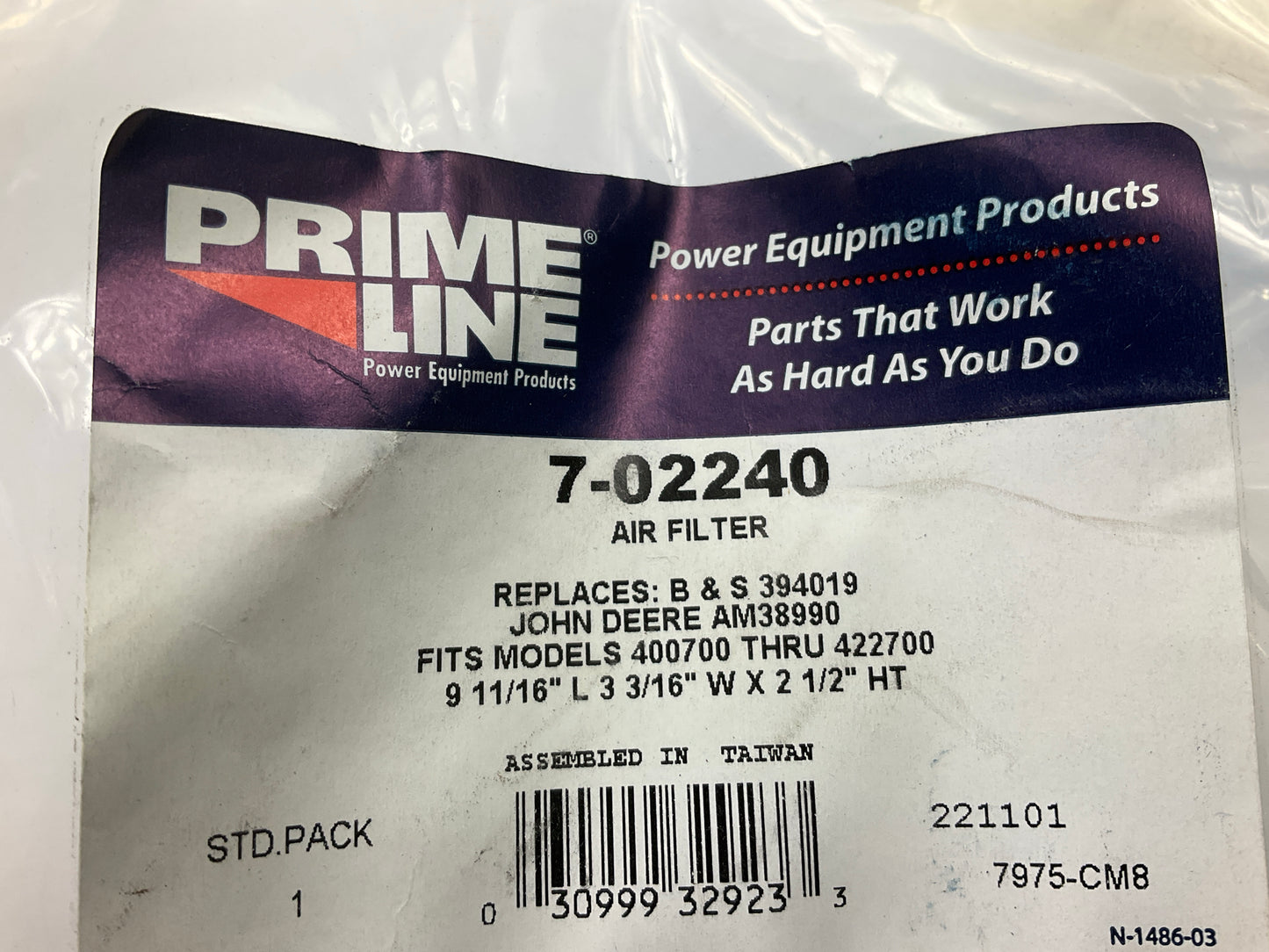 Primeline 7-02240 Lawn Mower Air Filter For Briggs & Stratton 16HP & 18HP Twin