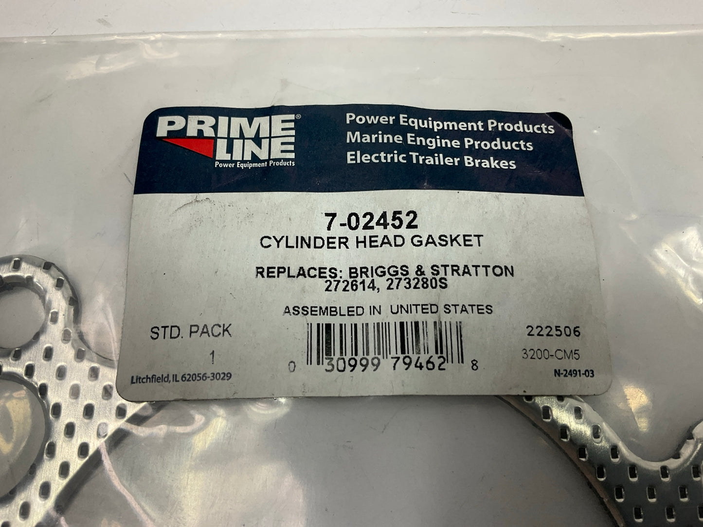 Primeline 7-02452 Replacement Cylinder Head Gasket