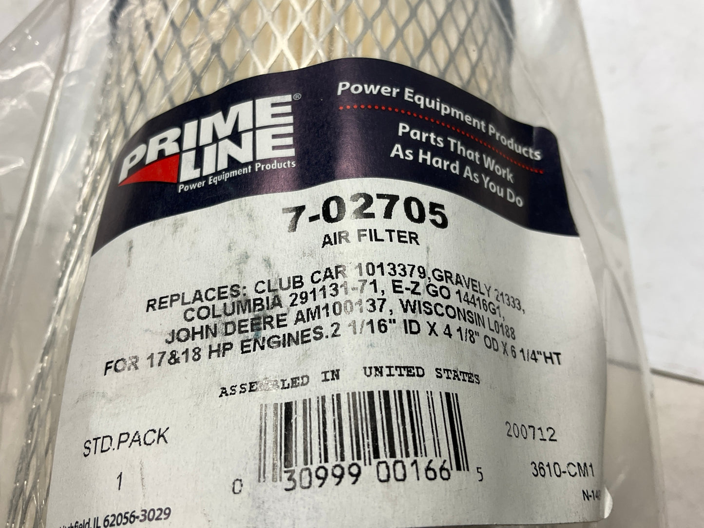 Primeline 7-02705 Air Filter 08515900, 291131-71, 1804248, 29131-88, 195-352