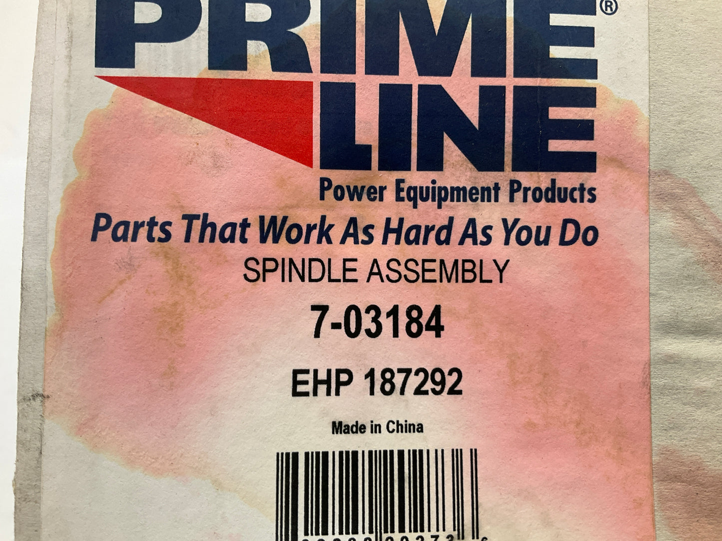 Primeline 7-03184 Lawn Mower Deck Spindle 532187292, 532192870, 587125401