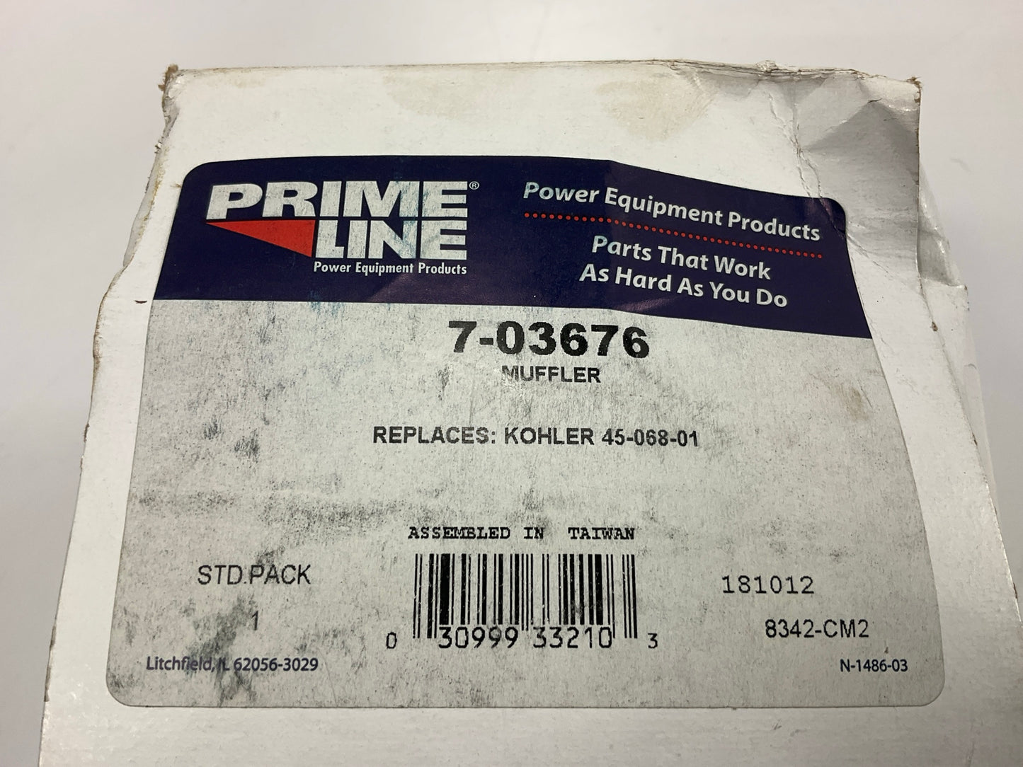 Primeline 7-03676 Heavy-duty Engine Muffler 45-068-01, 4506801, 45-068-01-S