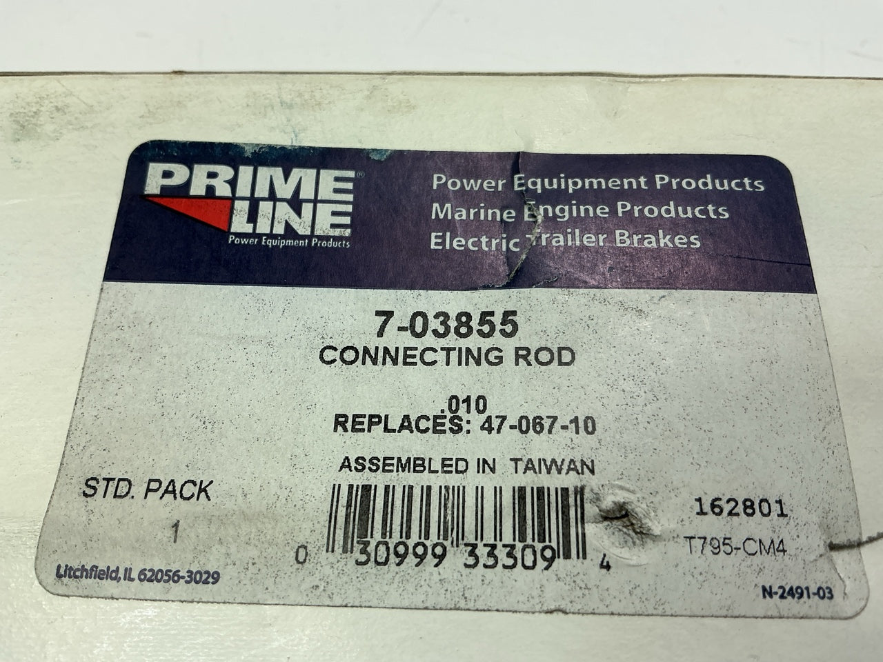 Primeline 7-03855 Engine Connecting Rod For Kohler K301 & K321 0.010'' OVERSIZE