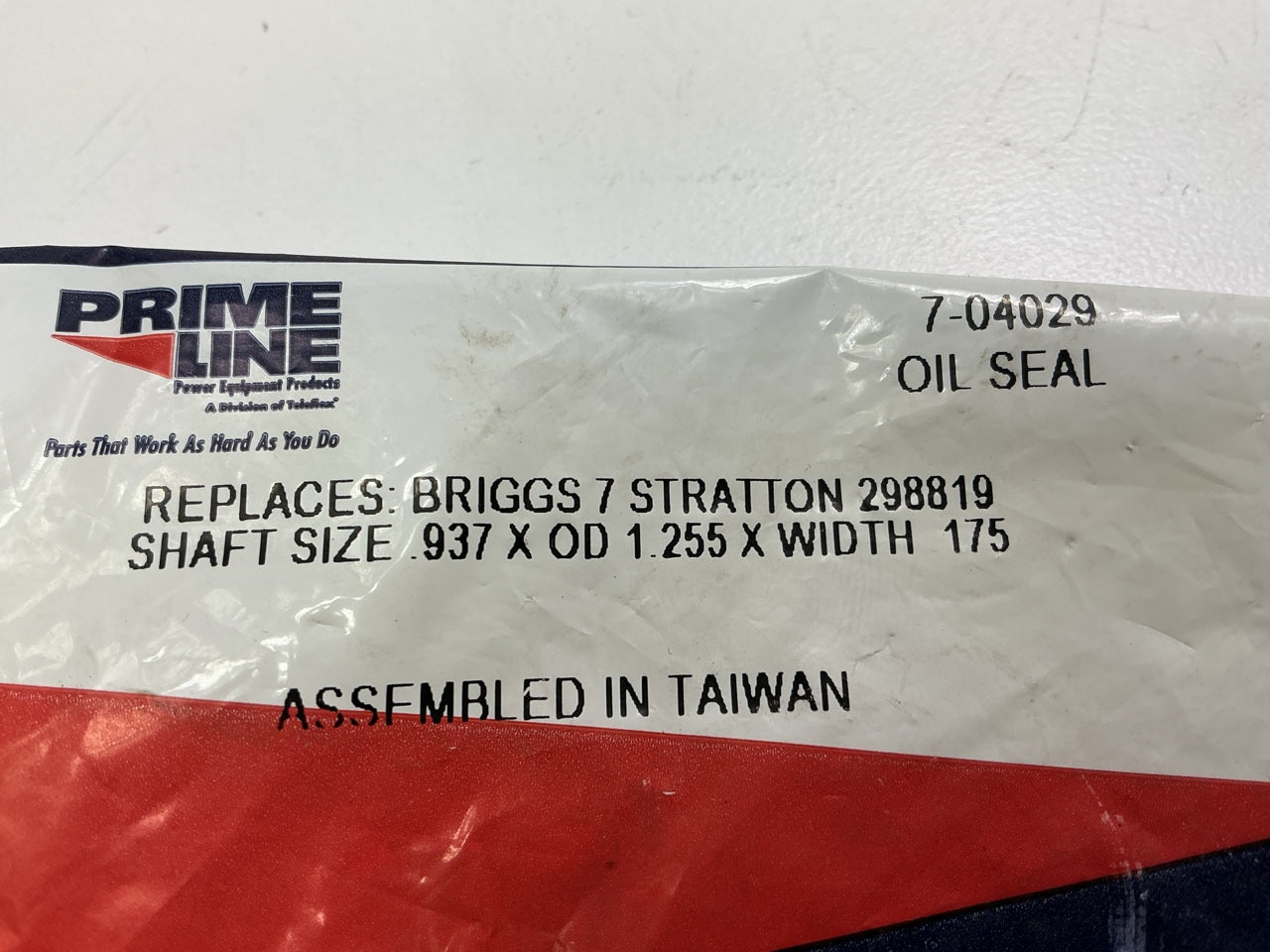 Primeline 7-04029 Oil Seal For Briggs & Stratton 299819, 299819S