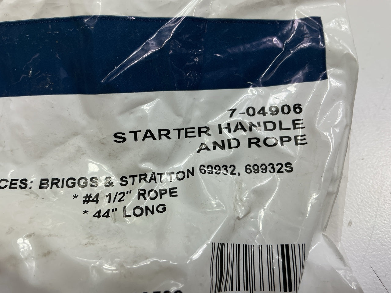 (2) Primeline 7-04906 Starter Handle And Rope Kit Rope #4 1/2'' Length 44''