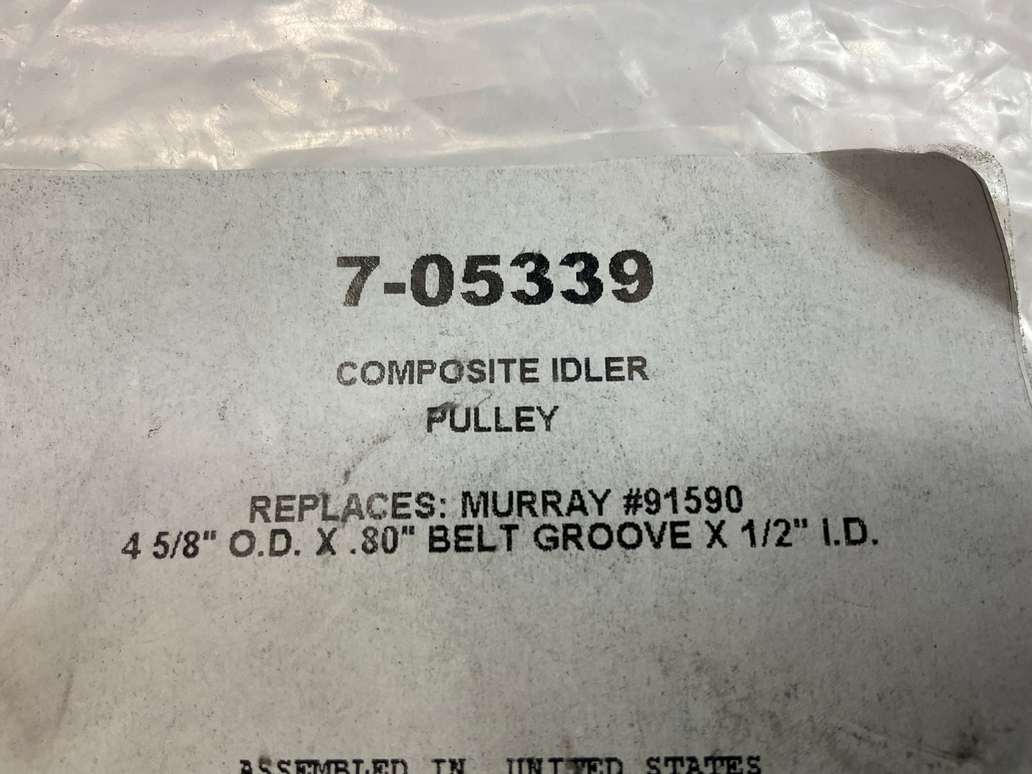 Primeline 7-05339 Compusite Idler Pulley 280-164, AM37249, 756-3005, B1CO46