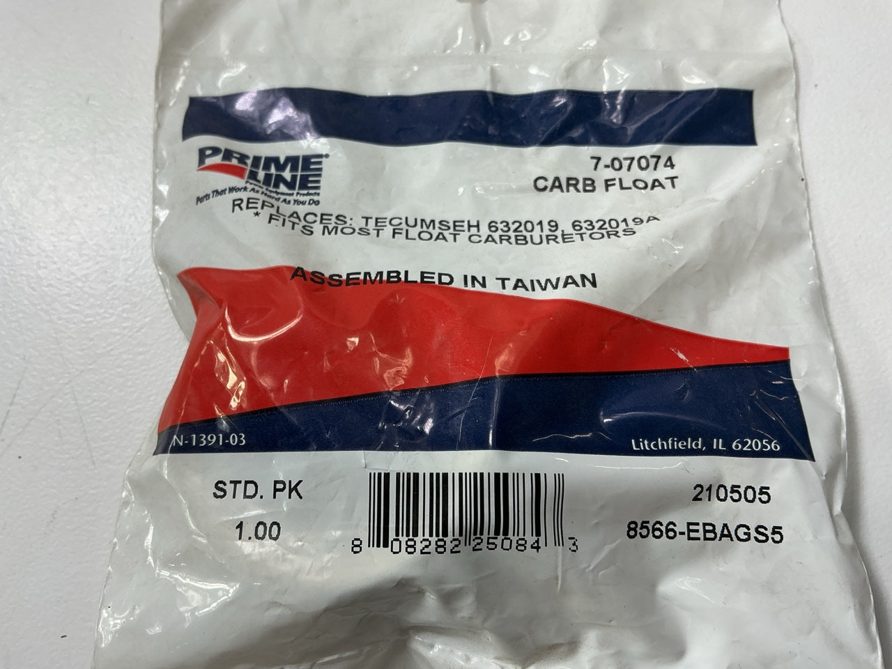 Primeline 7-07074 Brass Carburetor Float Tecumseh 632019 , 632019A