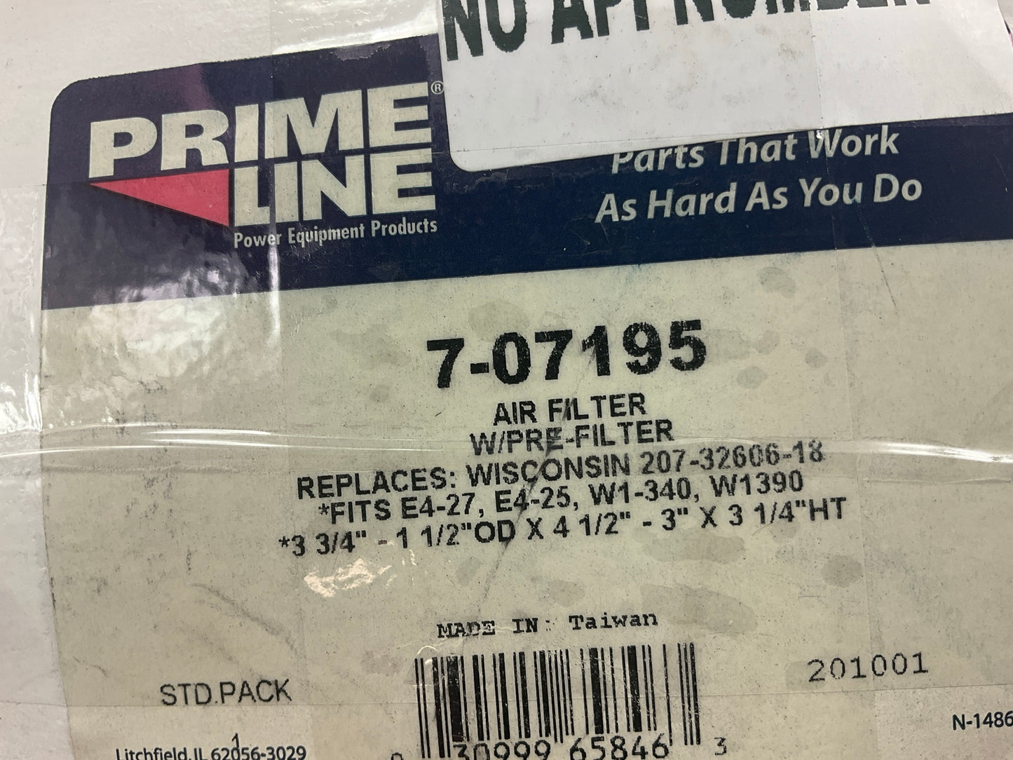 Primeline 7-07195 Cone-shaped Air Filter 2073260618, B1SB7038, EY2073260618