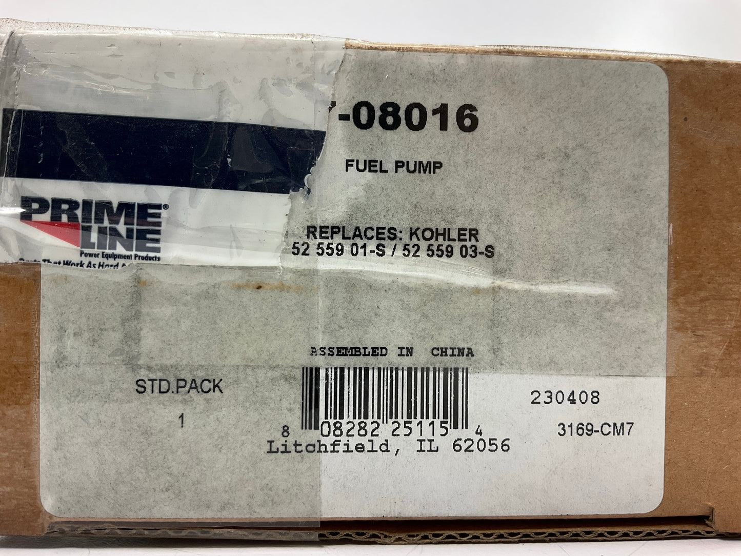 Primeline 7-08016 Fuel Pump 5255901-S- 5255903-S, 5255903, 5255901, 52 559 01-S