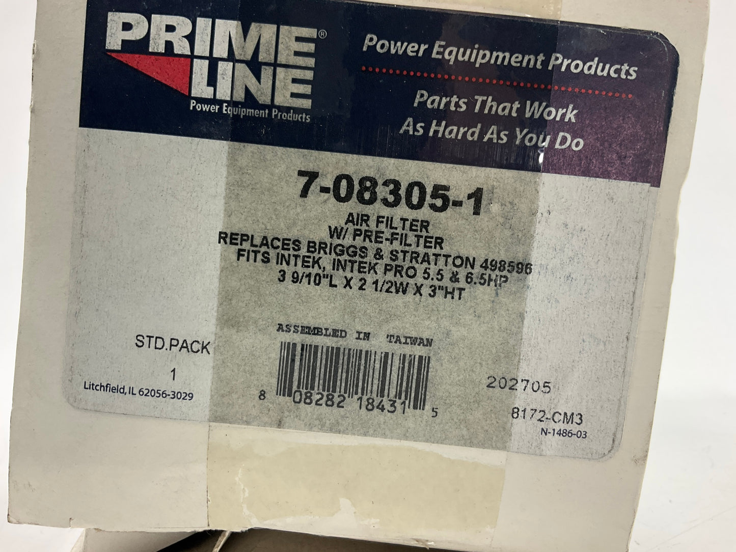 Primeline 7-08305-1 Oval Air Filter 21535600, 578450602, 33064, 498596, 690610