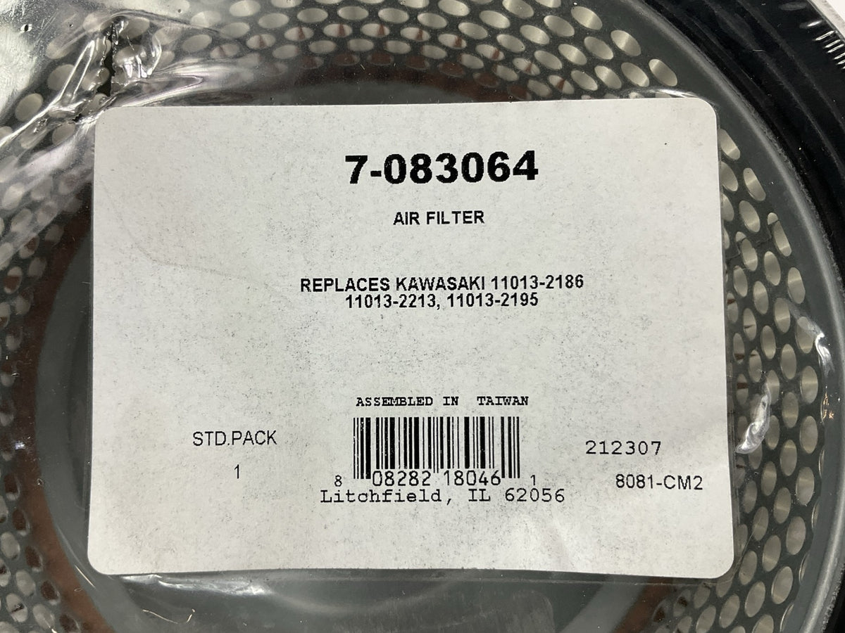 Primeline 7-083064 Air Filter Replaces Kawasaki 11013-2213, 11013-2186