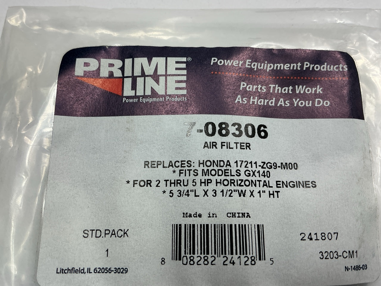 Primeline 7-08306 Paper Engine Air Filter 21543500, 751-10298, 951-10298