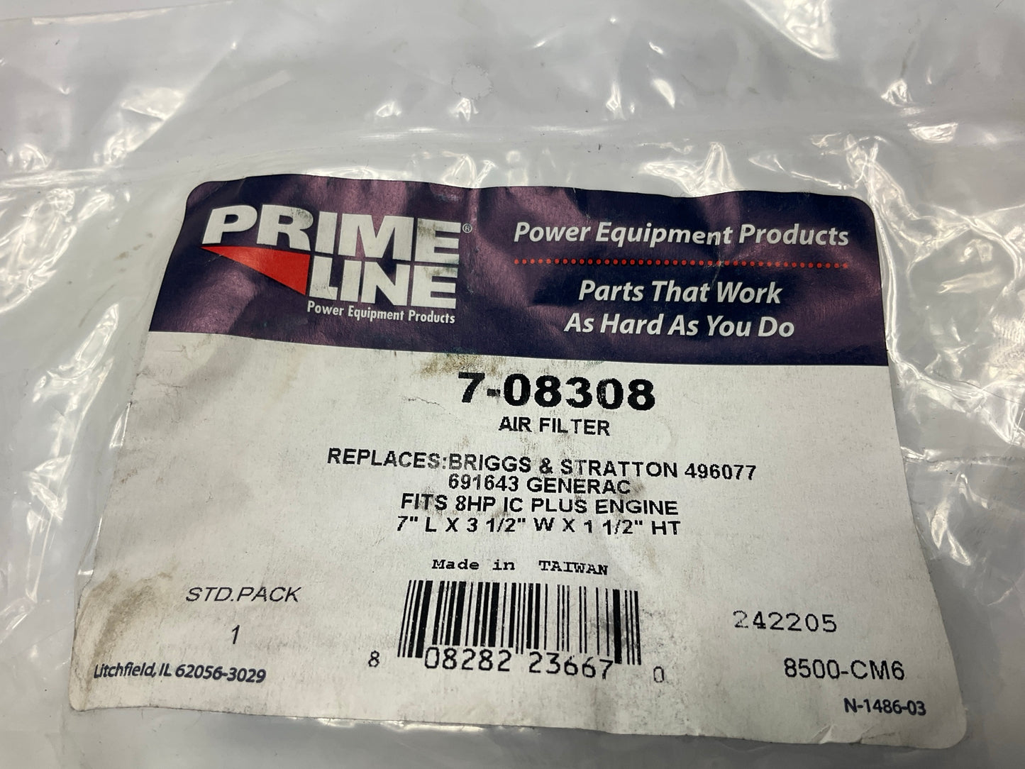 Primeline 7-08308 Air Filter 496077, 691643, AM34093, 691643