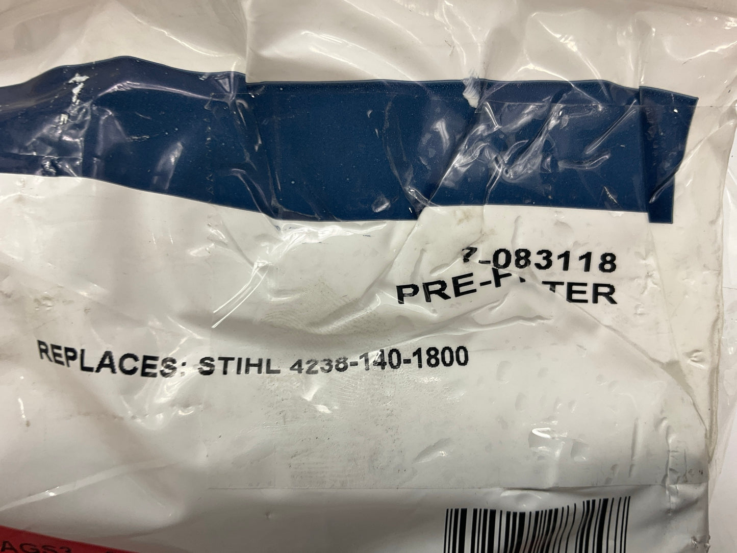 Primeline 7-083118 Foam Pre- Filter 4238-140-1800, 605-559, B1AF269