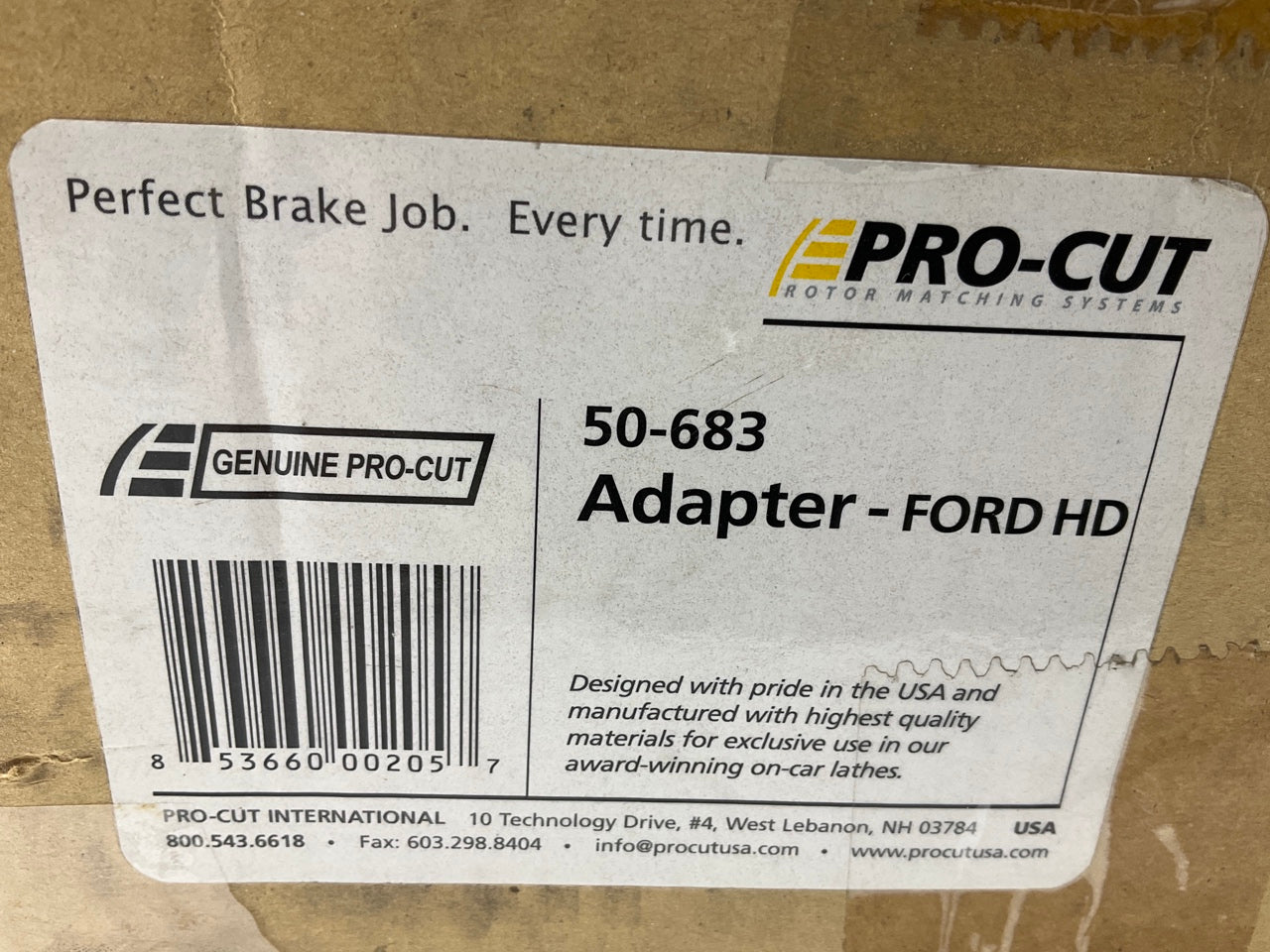 Po-cut 50-683 Brake Lathe Hub Adapter - Ford 8-Lug Or 10-Lug HD 3/4 & 1-ton 4WD