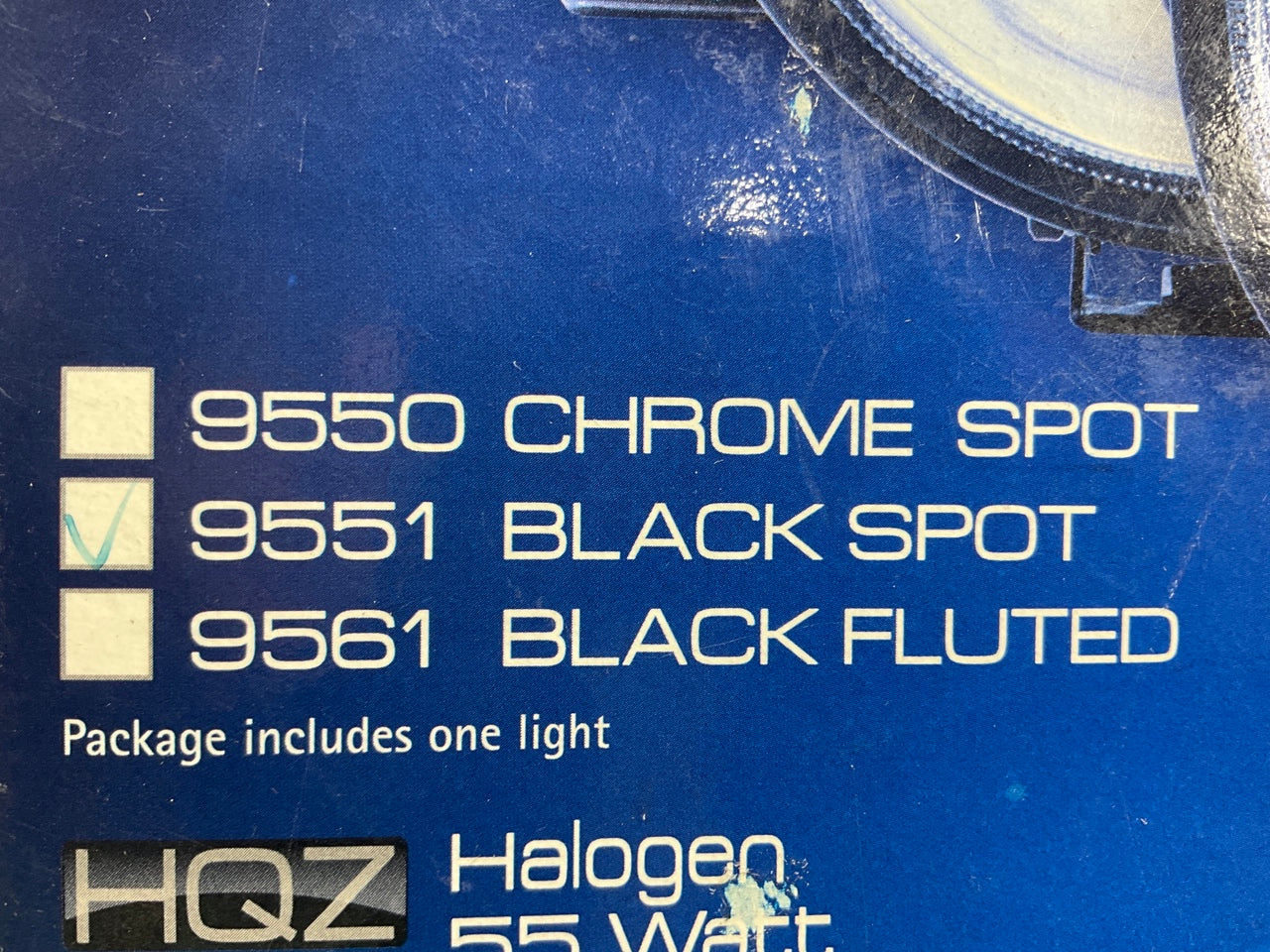 Pro Comp 9551 5'' 55 Watt Off-Road Racing Halogen Light Lamp W/ Plastic Cover