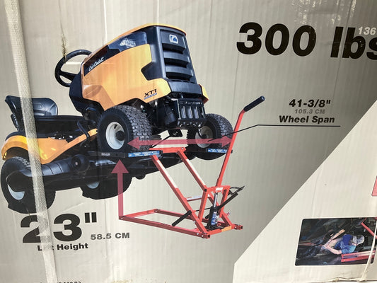 Pro Lift T-5300E Lawn Mower Jack Lift With 300 Lbs Capacity For Tractors