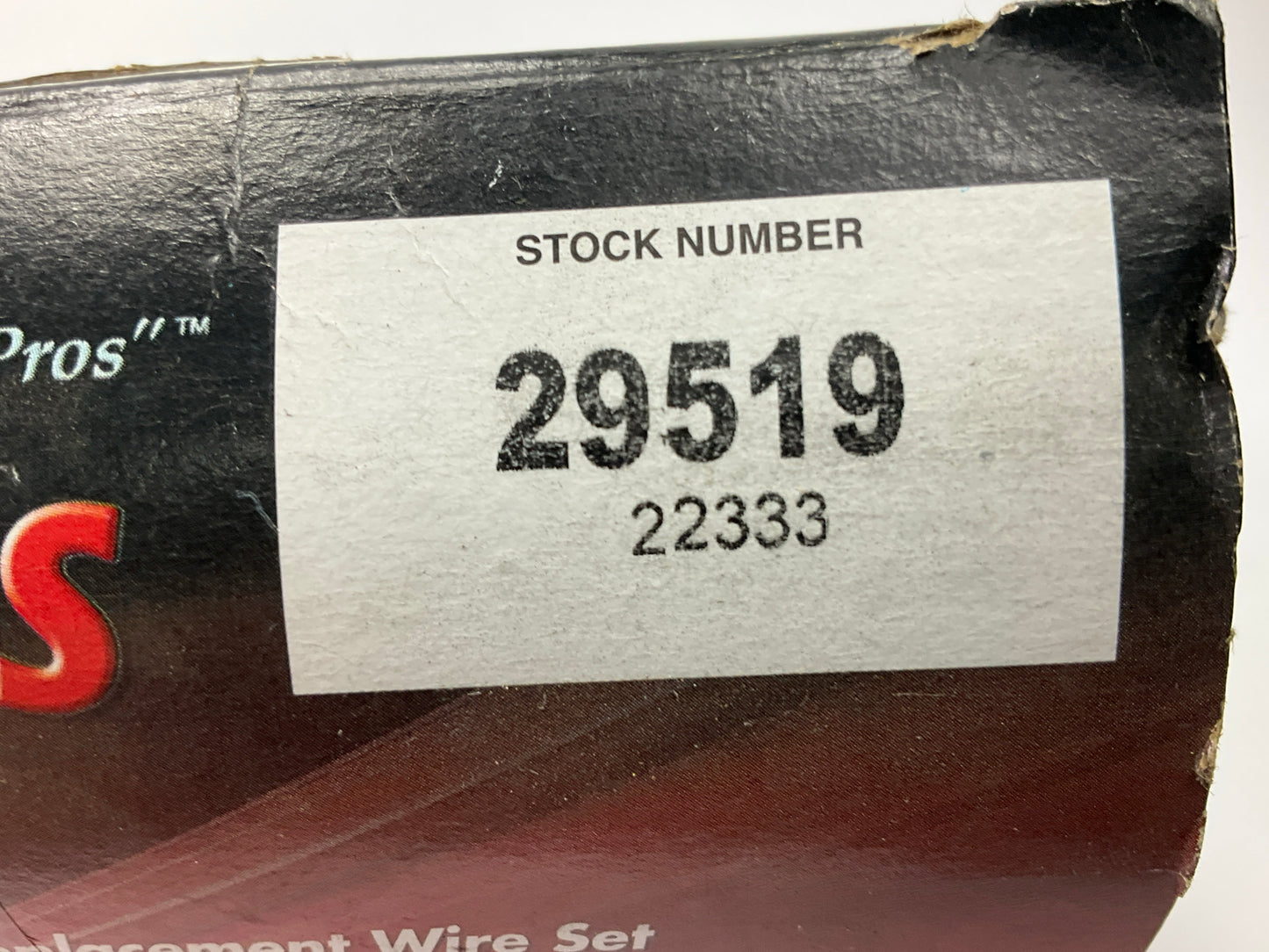 Pro Series 29519 Ignition Spark Plug Wire Set