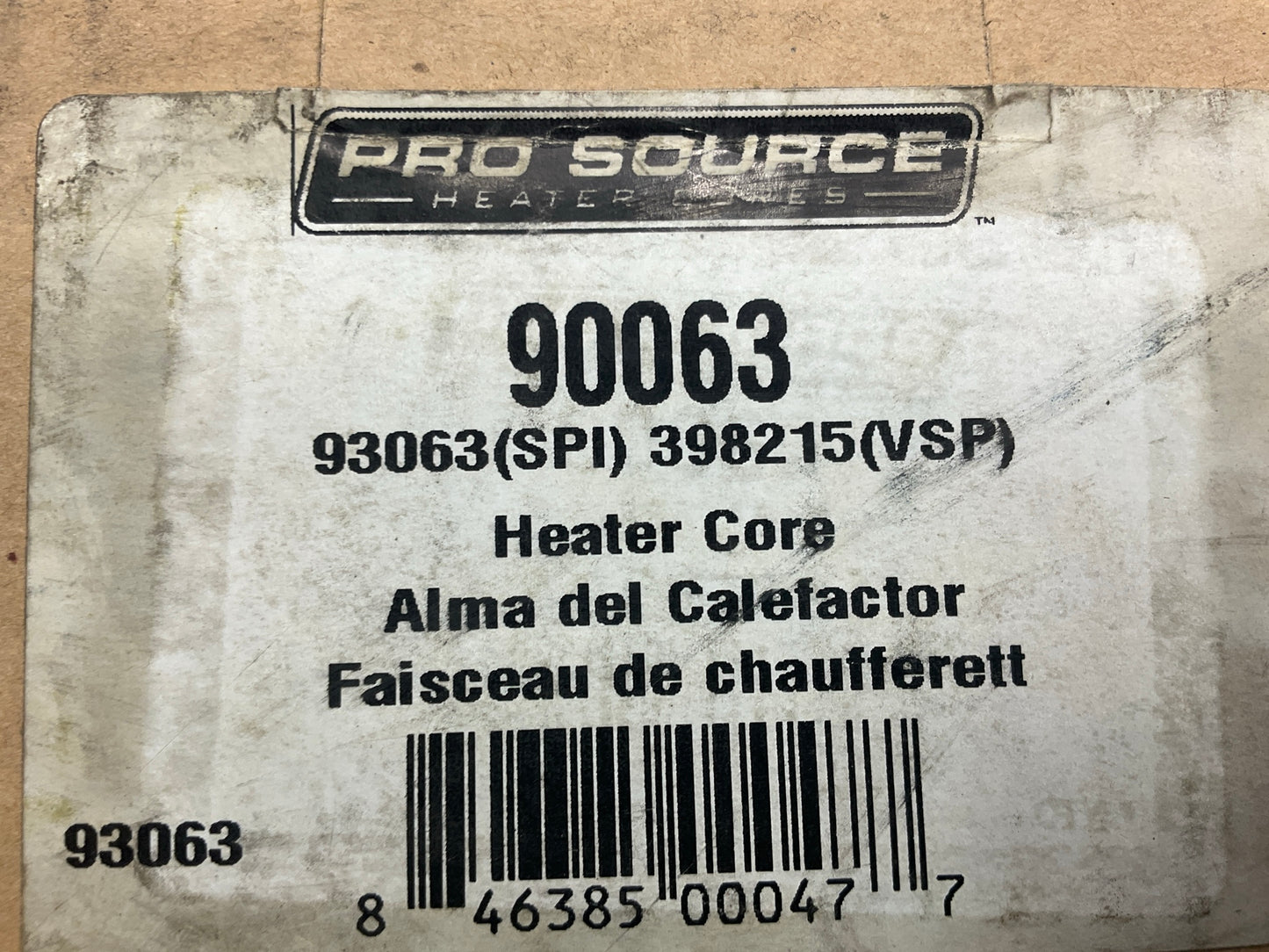 Pro Source 90063 HVAC Heater Core For 1998-2002 Honda Accord