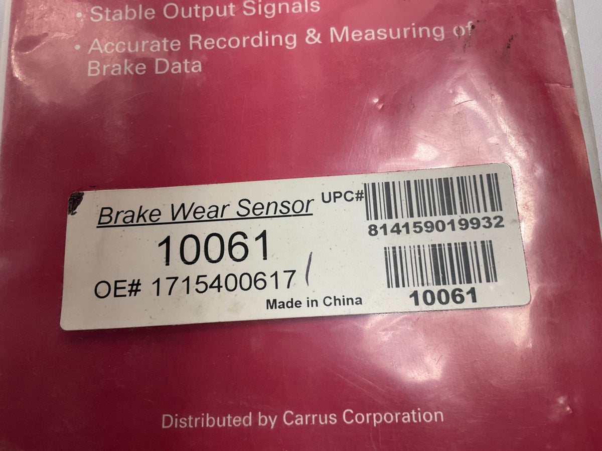 (2) Pro Stop 10061 Brake Pad Wear Sensor