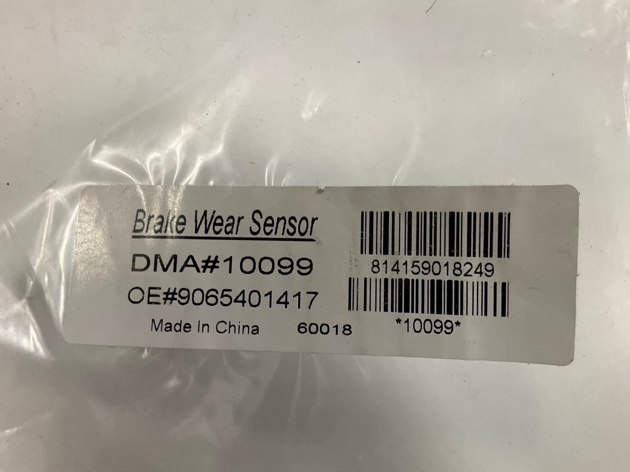 Pro Stop 10099 Front Brake Pad Wear Sensor