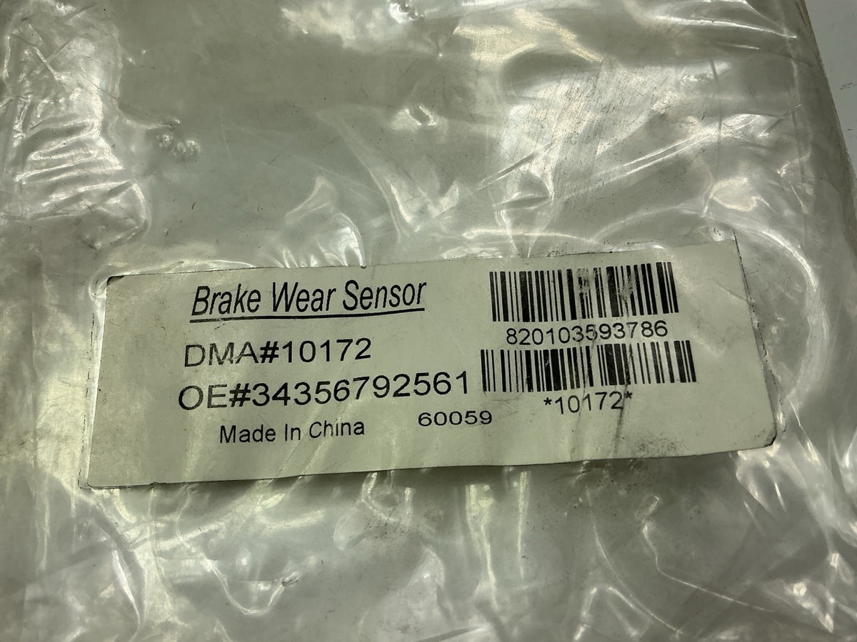 Pro Stop 10172 Brake Pad Wear Sensor 2011-2018 X5, 2011-2019 X6