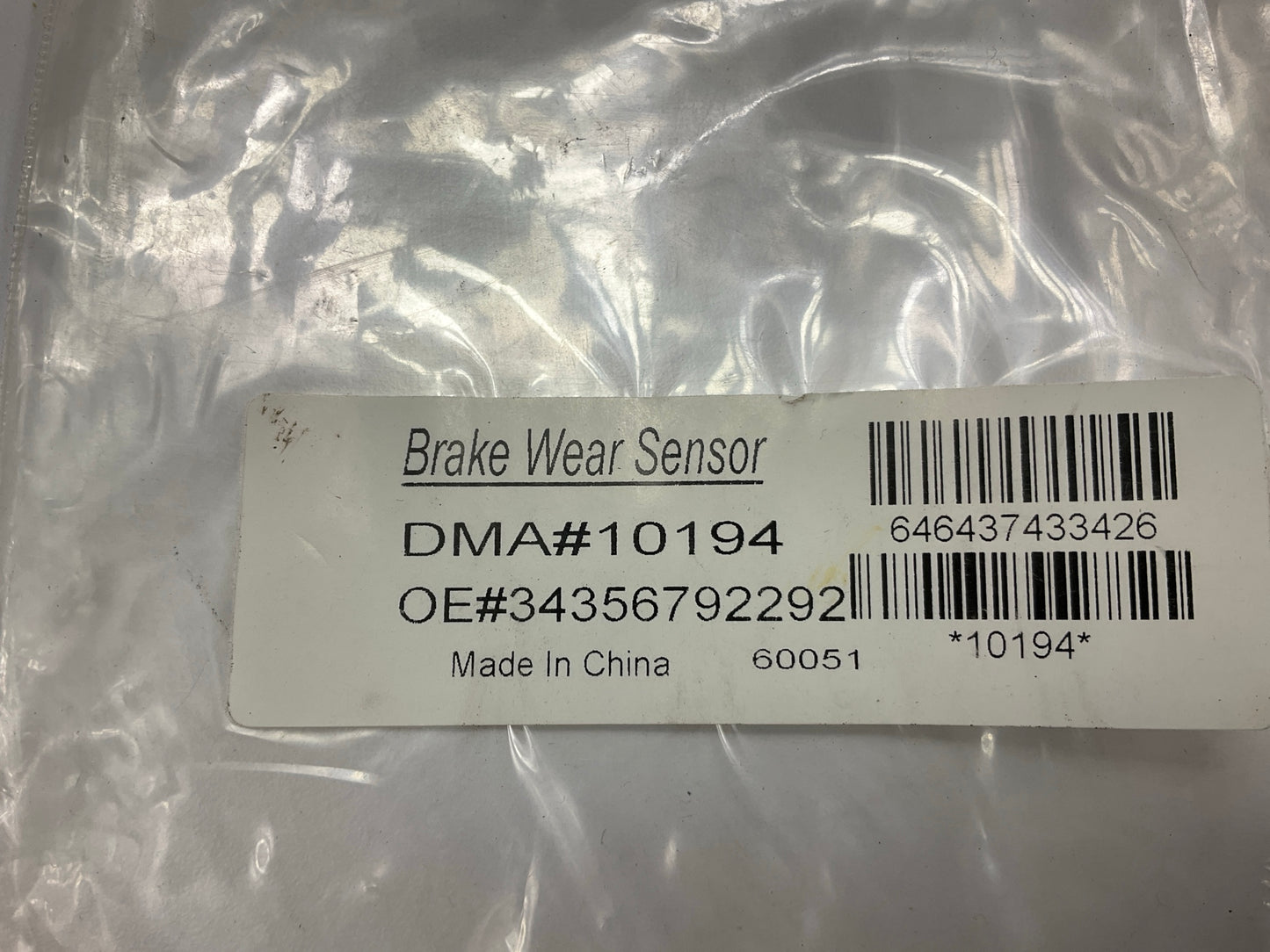 Pro Stop 10194 Rear Brake Pad Wear Sensor