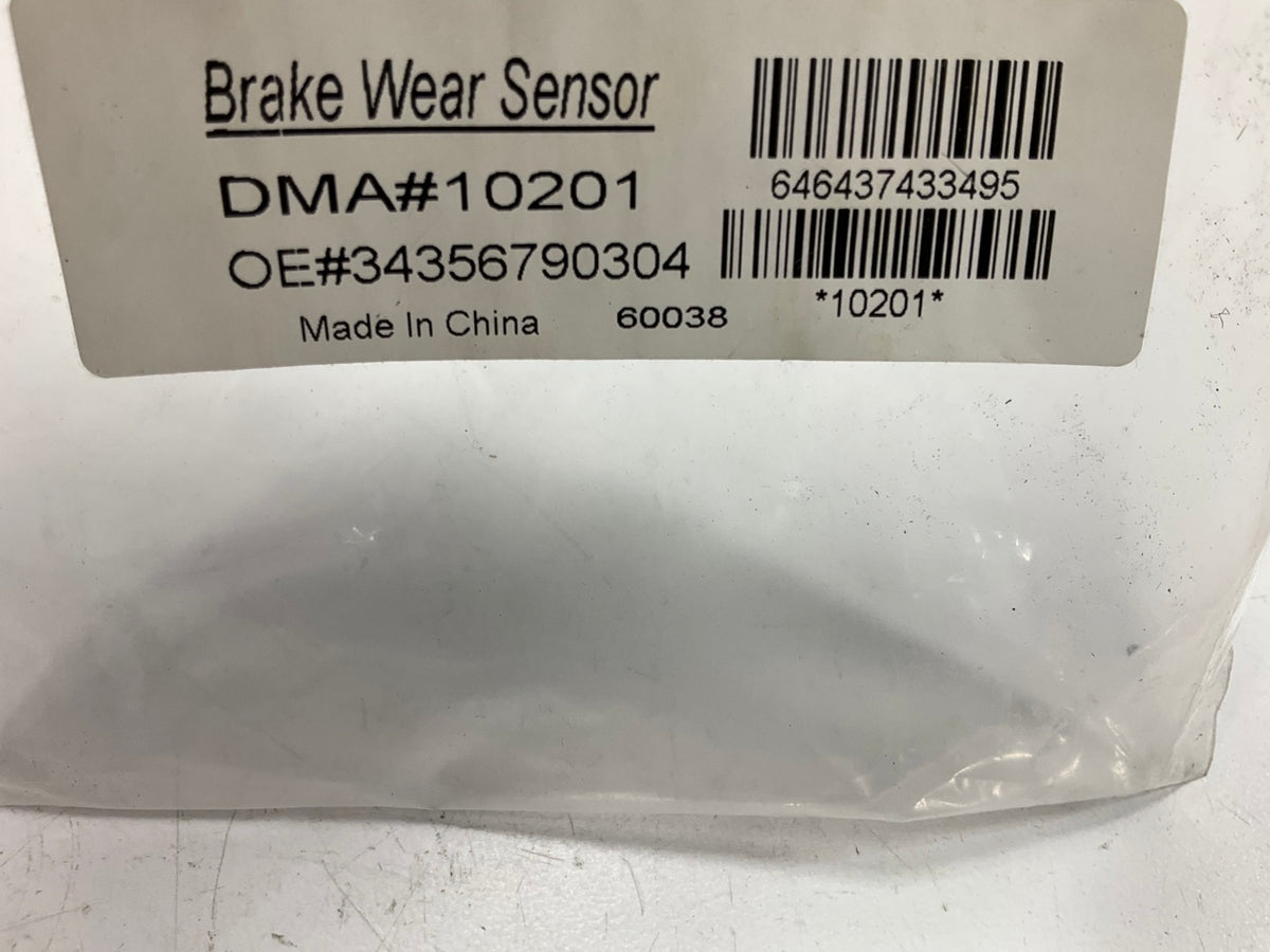 Pro Stop 10201 Brake Wear Sensor 2001-2006 M3, 2011-2015 X3, 2015-2016 X4