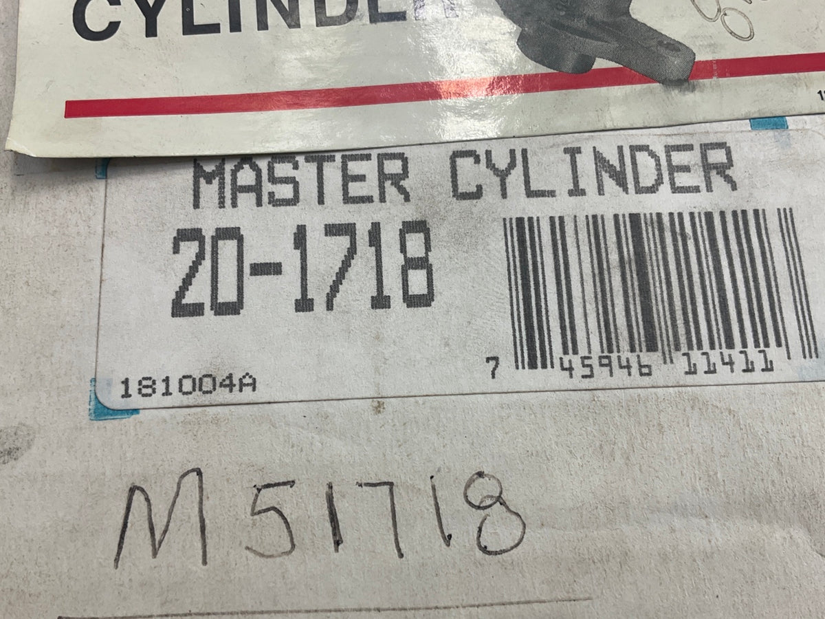 REMAN. Pro Stop 20-1718 Brake Master Cylinder