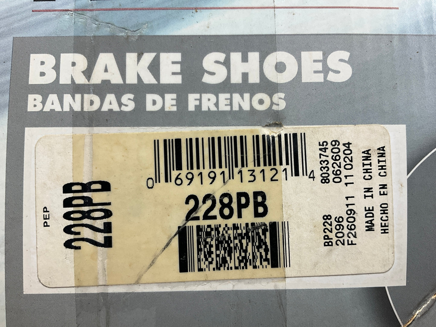 Pro Stop 228PB Drum Brake Shoes
