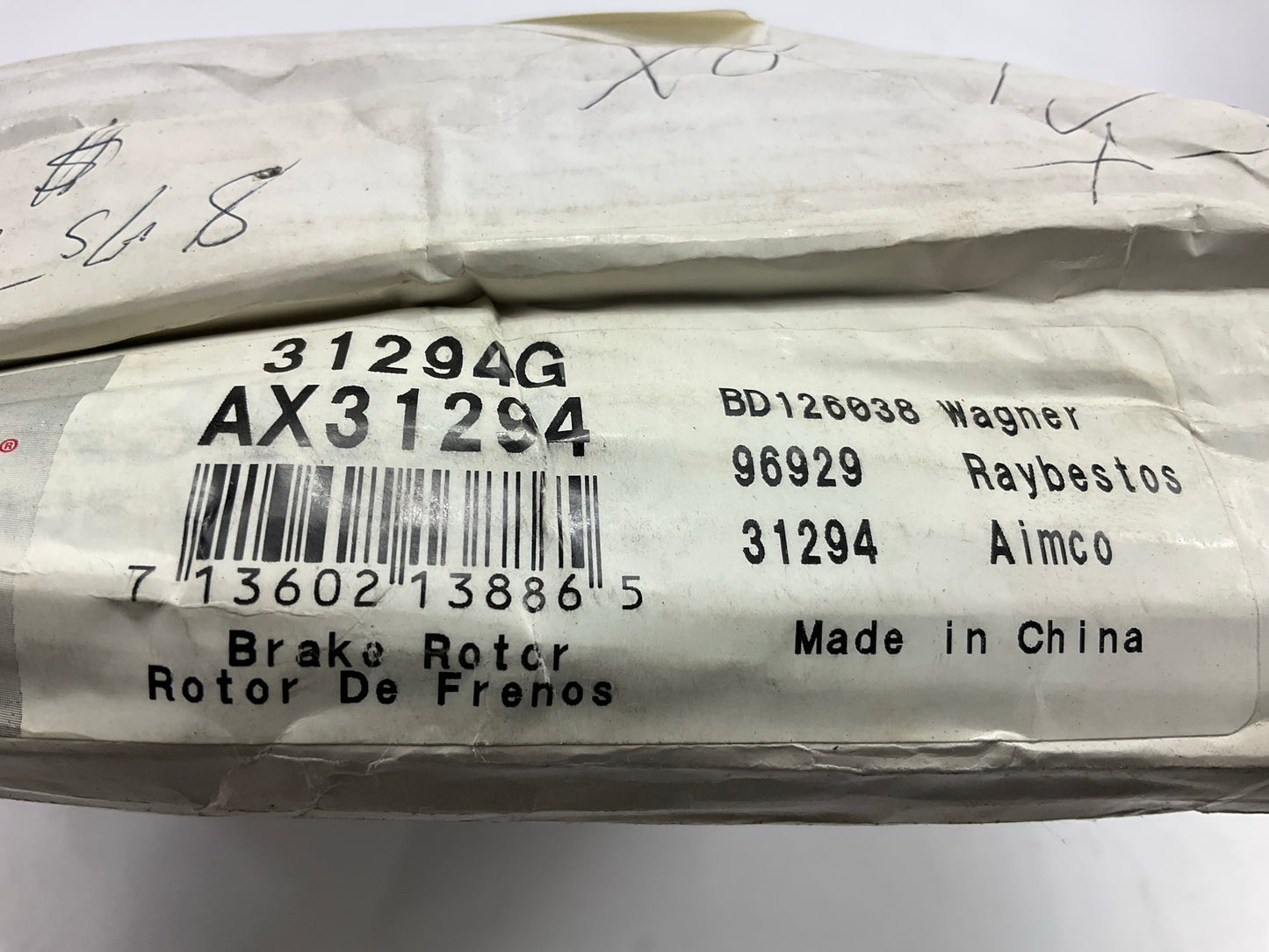 Pro Stop 31294G Rear Brake Rotor