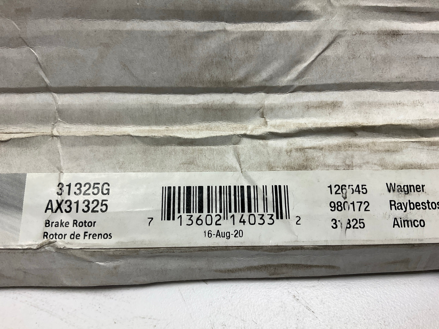 Pro Stop 31325G Rear Brake Rotor