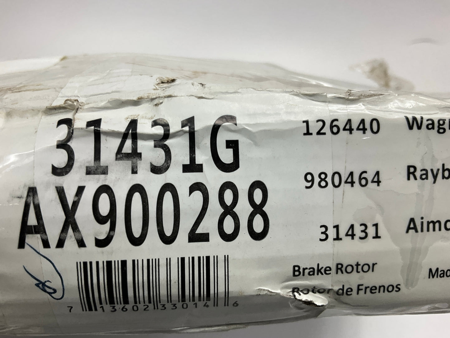 Pro Stop 31431G Front Brake Rotor For 2006-2014 Kia Sedona