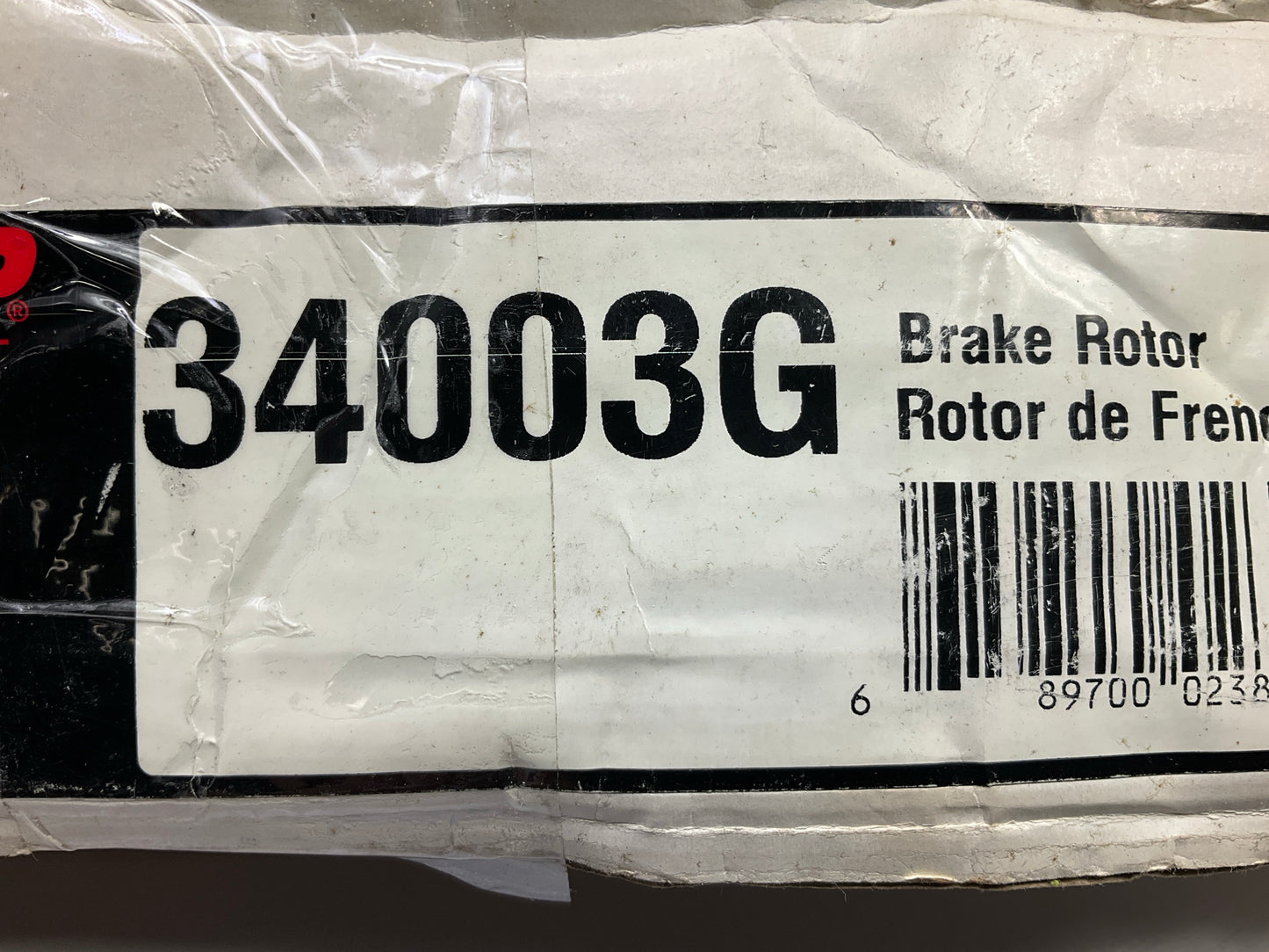 Pro Stop 34003G Front Disc Brake Rotor