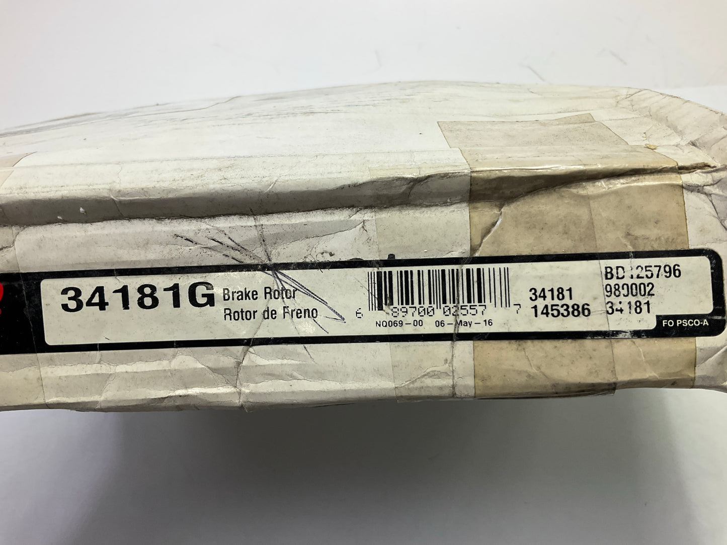 Pro Stop 34181G Rear Disc Brake Rotor For 1998-2001 Audi A6 Quattro