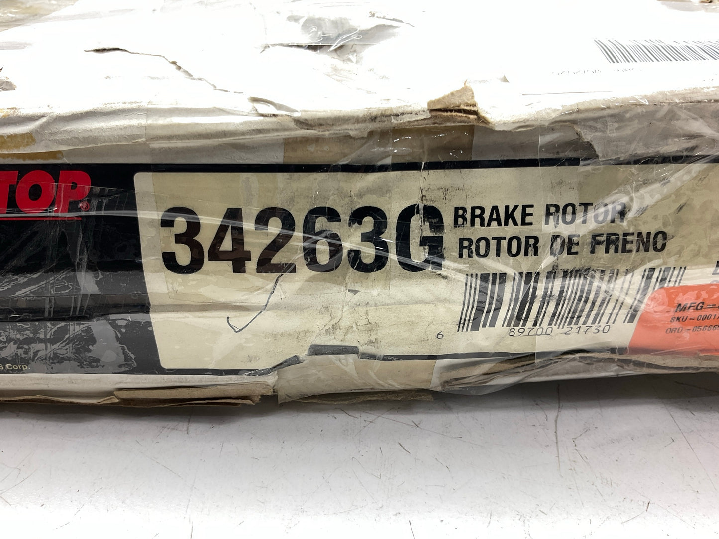 Pro Stop 34263G Rear Disc Brake Rotor For 2002-2009 Saab 9-5