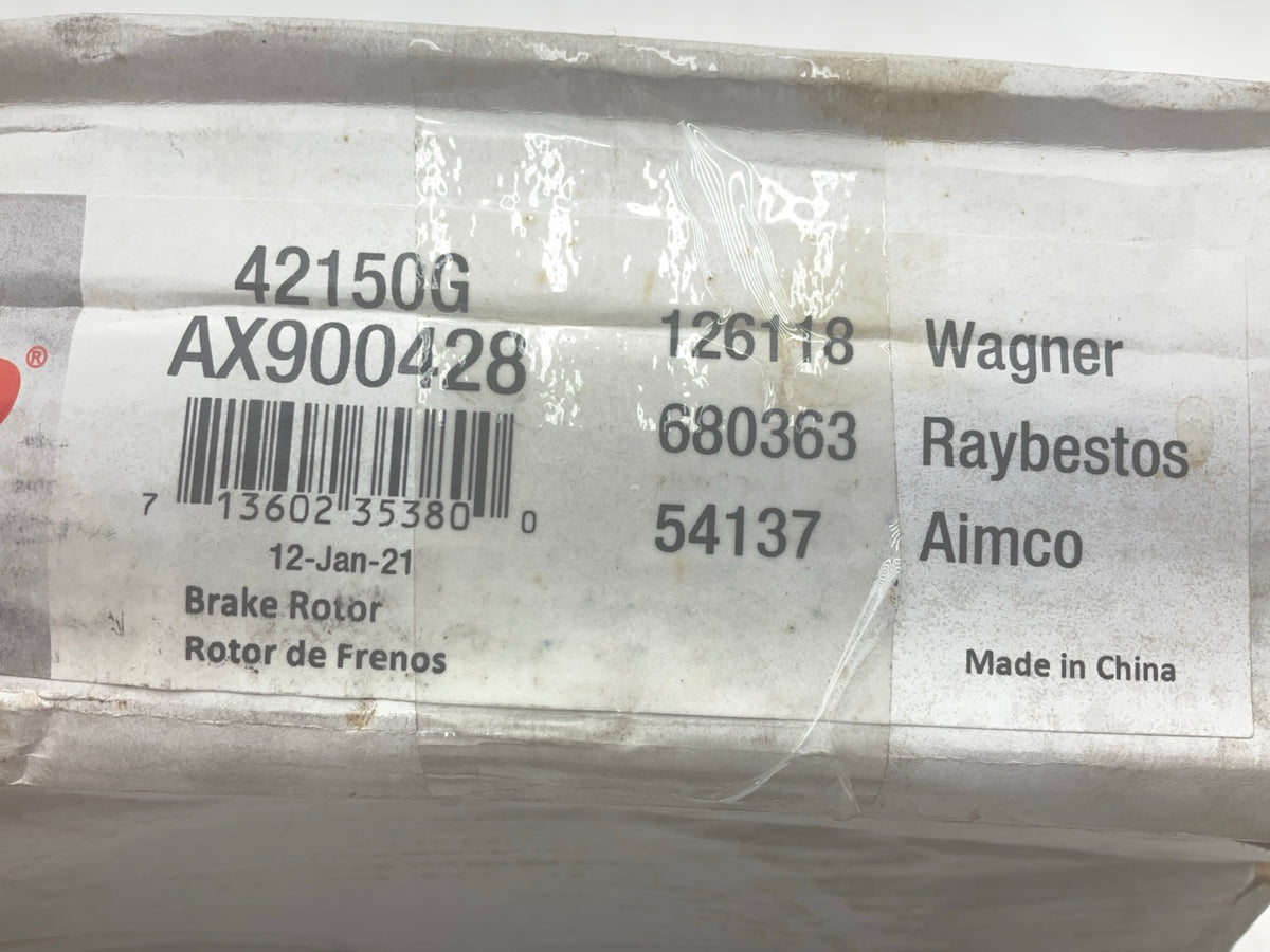 Pro Stop 42150G Rear Brake Rotor 2004-2006 E-150, 2004-2005 E-150 Club Wagon