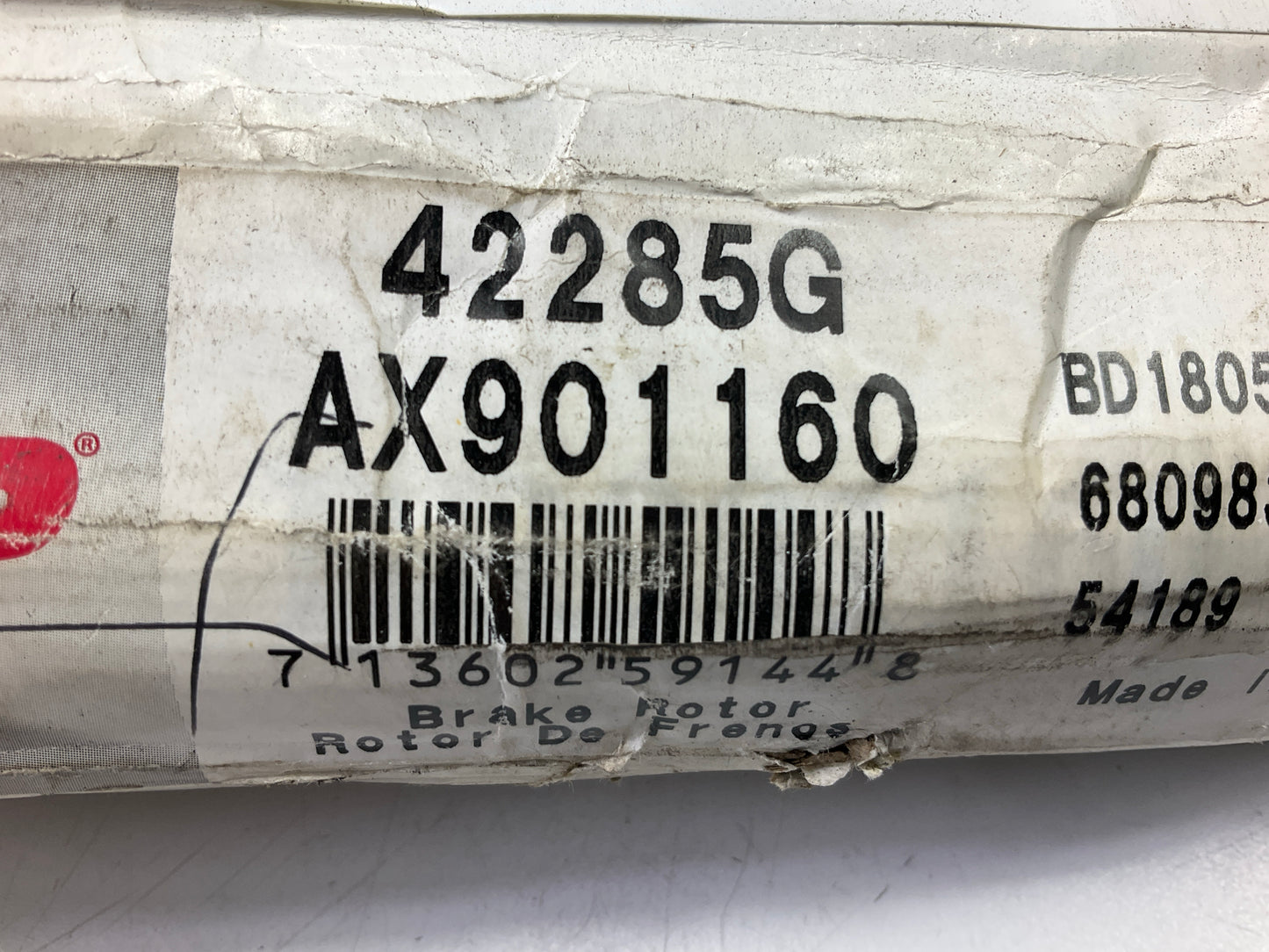 Pro Stop 42285G Rear Brake Rotor