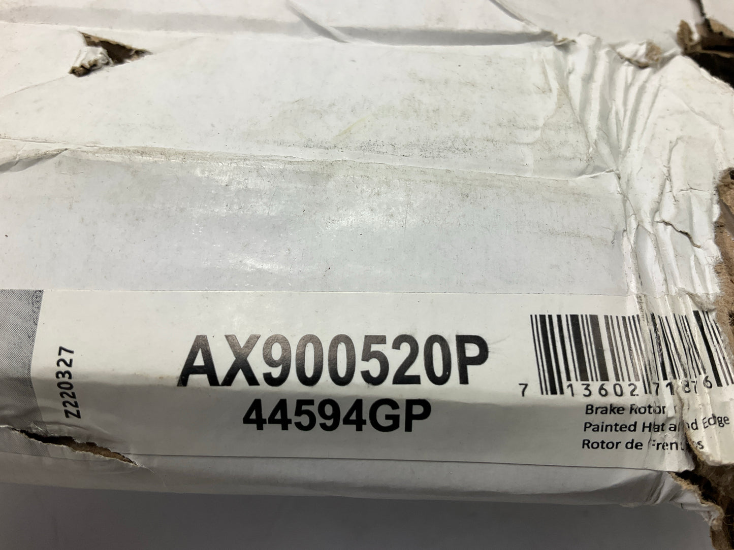 Pro Stop 44594GP Rear Disc Brake Rotor
