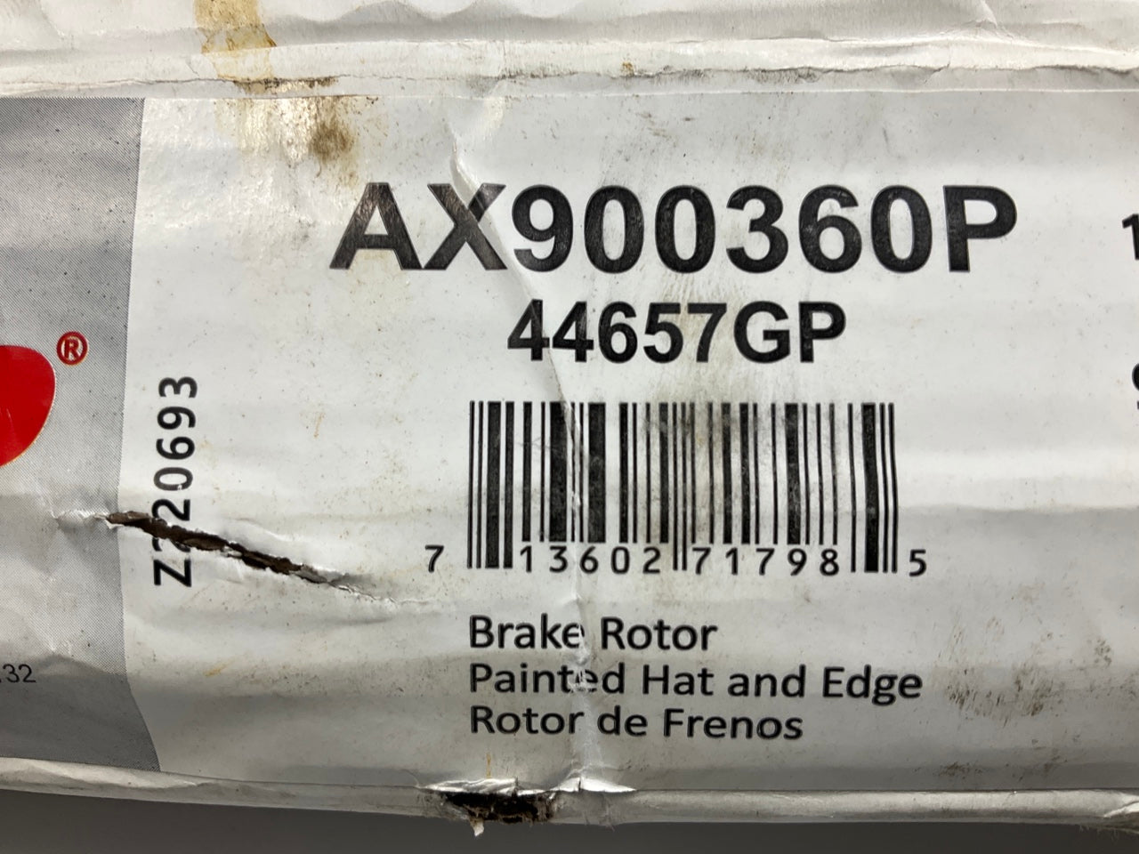 Pro Stop 44657GP Rear Brake Rotor