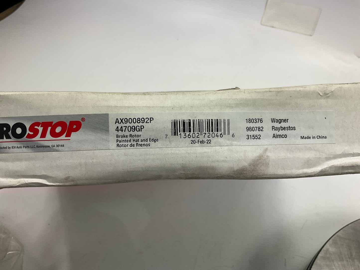 Pro Stop 44709GP Front Disc Brake Rotor