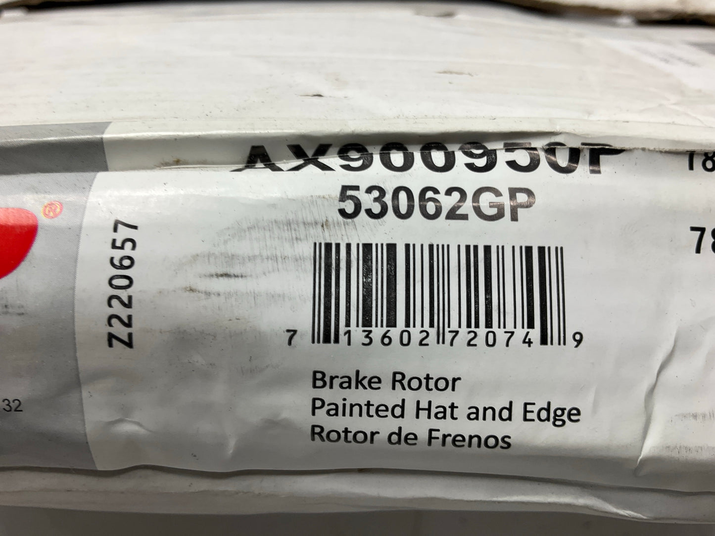 Pro Stop 53062GP Front Brake Rotor