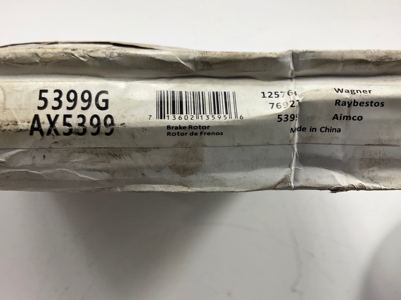 Pro Stop 5399G Front Brake Rotor