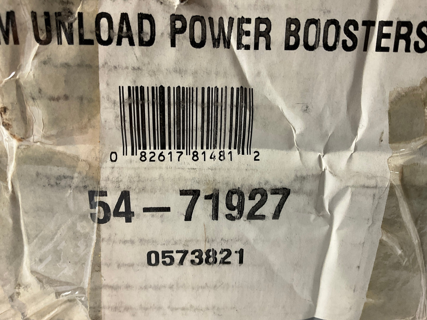 REMAN. Pro Stop 54-71927 Power Brake Booster