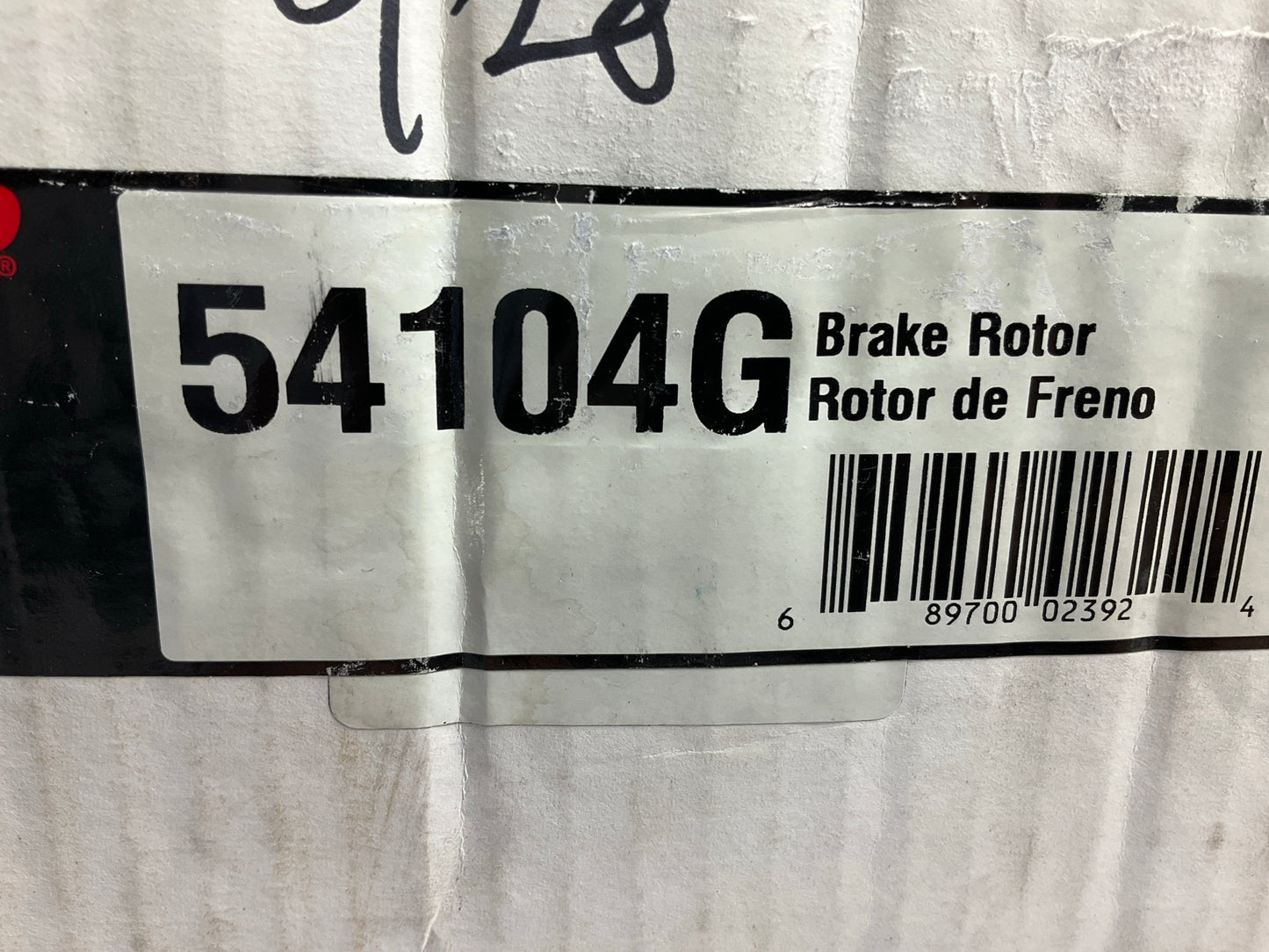 Pro Stop 54104G Disc Brake Rotor And Hub Assembly, Front